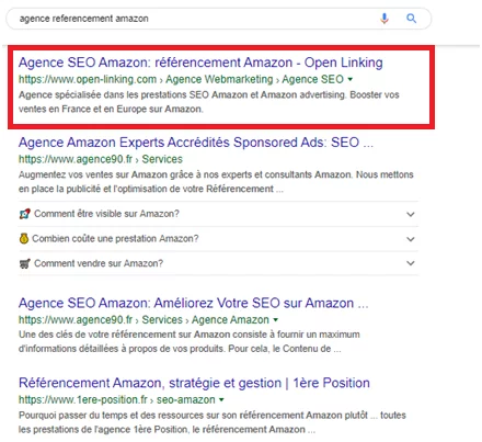 Agence Referencement Amazon