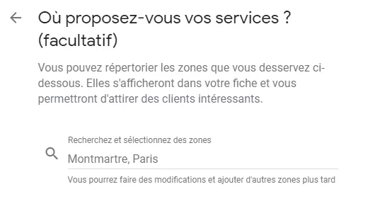 Services Google My Business