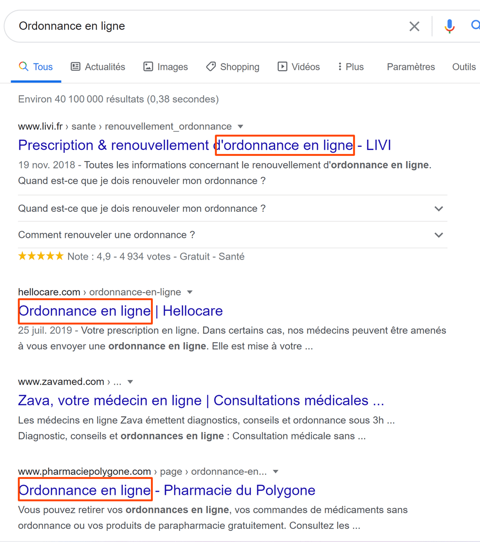 Title Serp Google