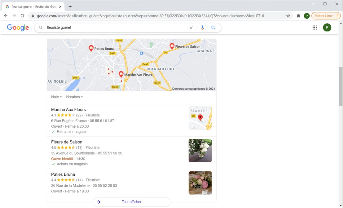 Referencement Google My Business