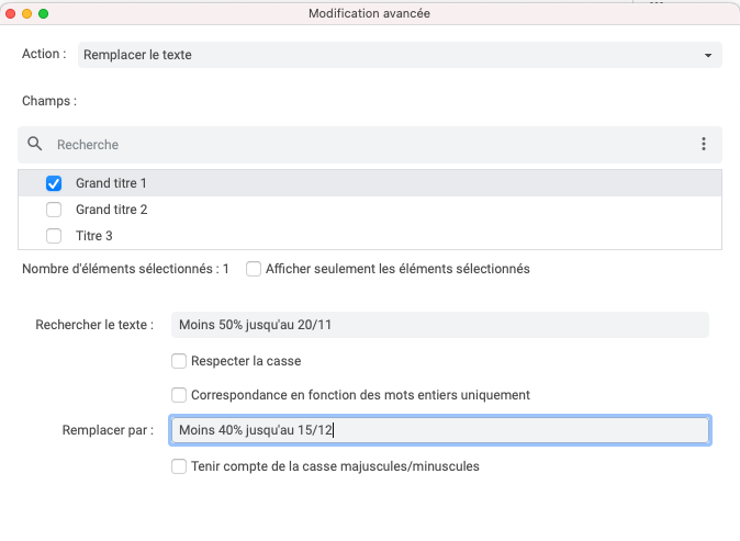 Modification Groupee Google Ads