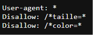 directives robots txt