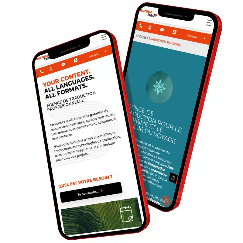 Smartphones Mockup Europatrad