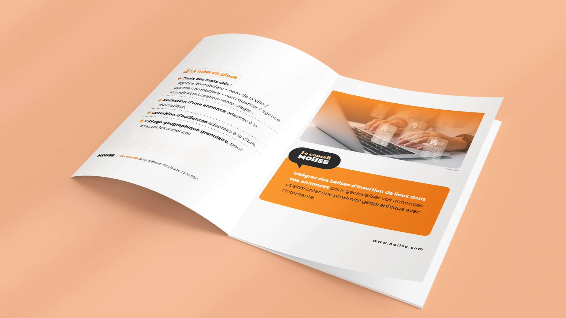 Mockup Generer Leads Sea Livre Blanc
